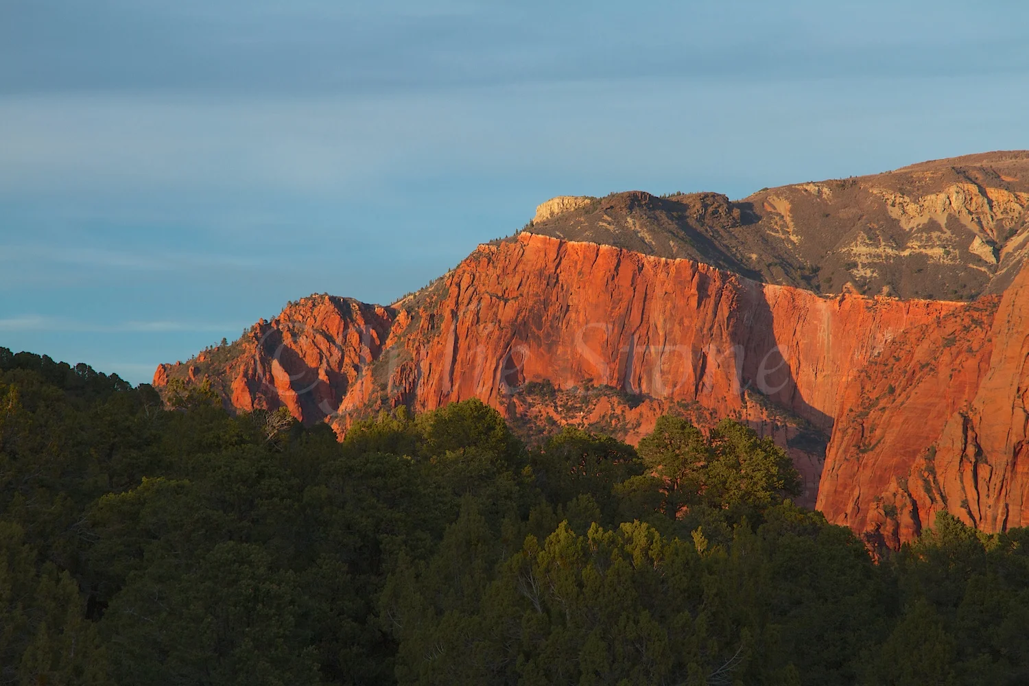 Kolob Canyons Sunset 2014 (2)