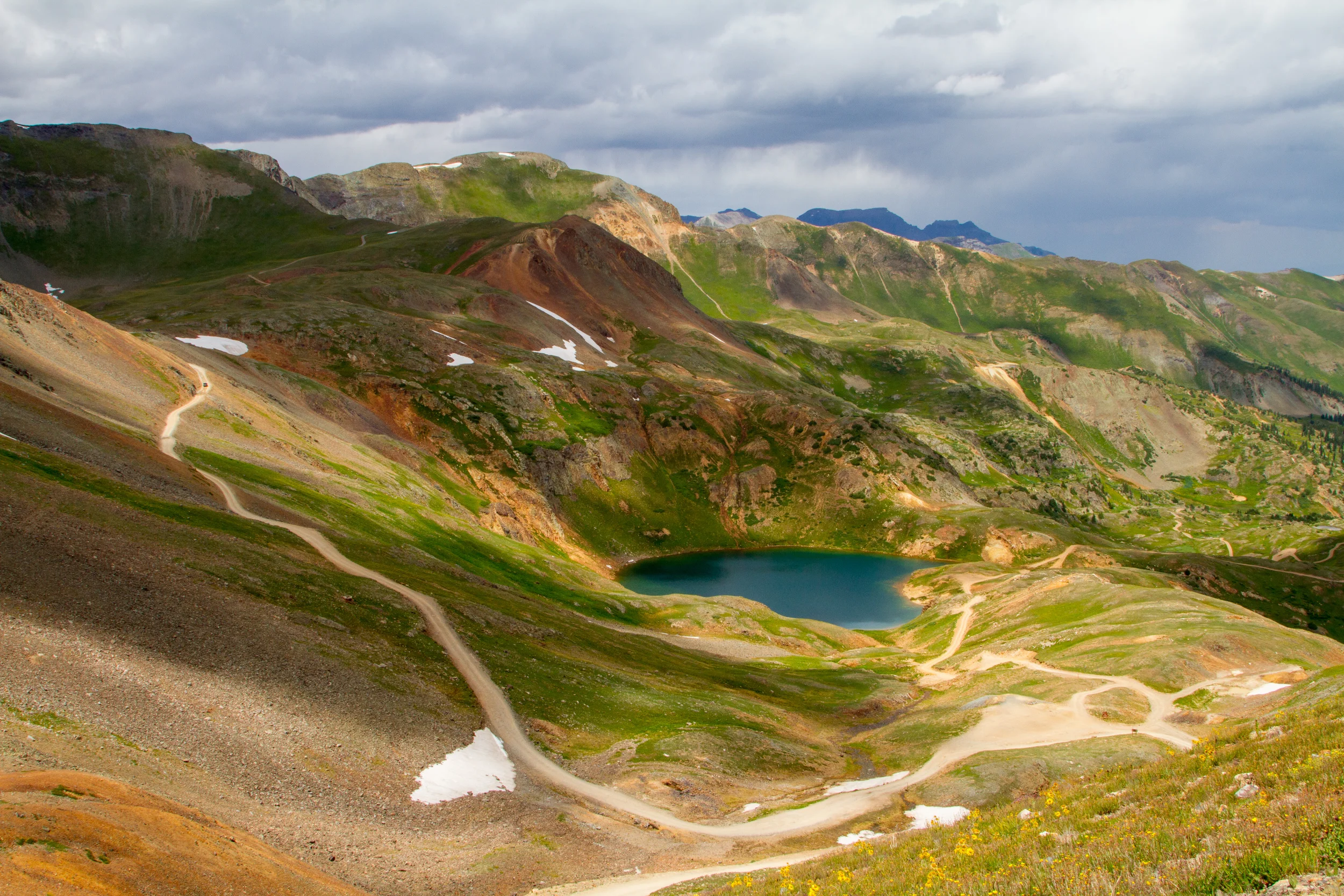 Lake Como from California Pass, Image # 8508