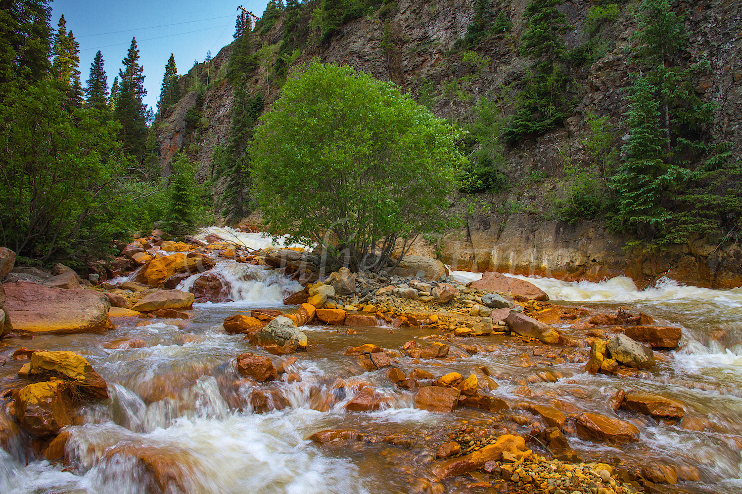 Uncompahgre River Gorge Falls,Image #9893