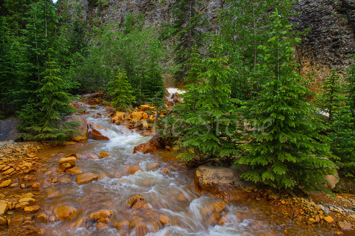 Uncompahgre River Gorge Falls, Image #9956