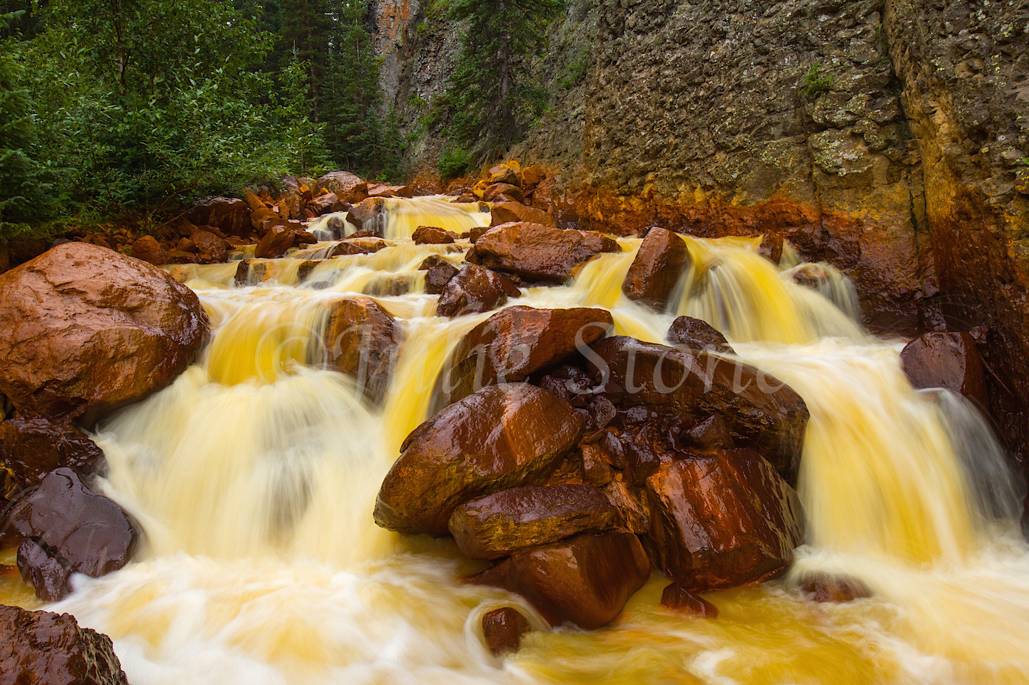 Uncompahgre River Gorge Falls, Image #4253