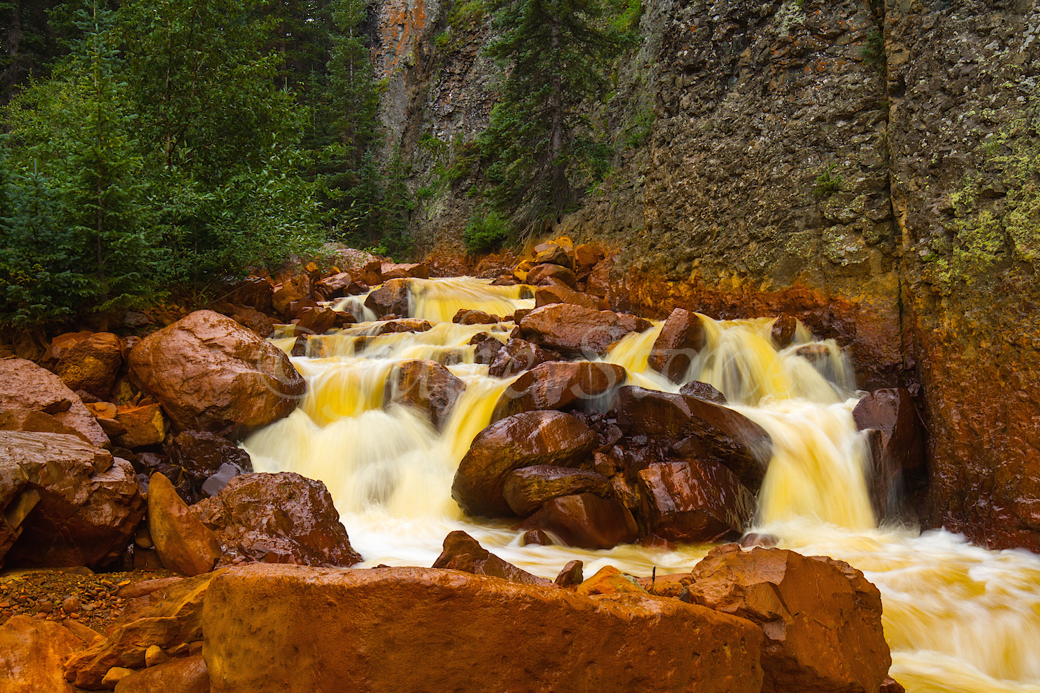 Uncompahgre River Gorge Falls, Image #4249