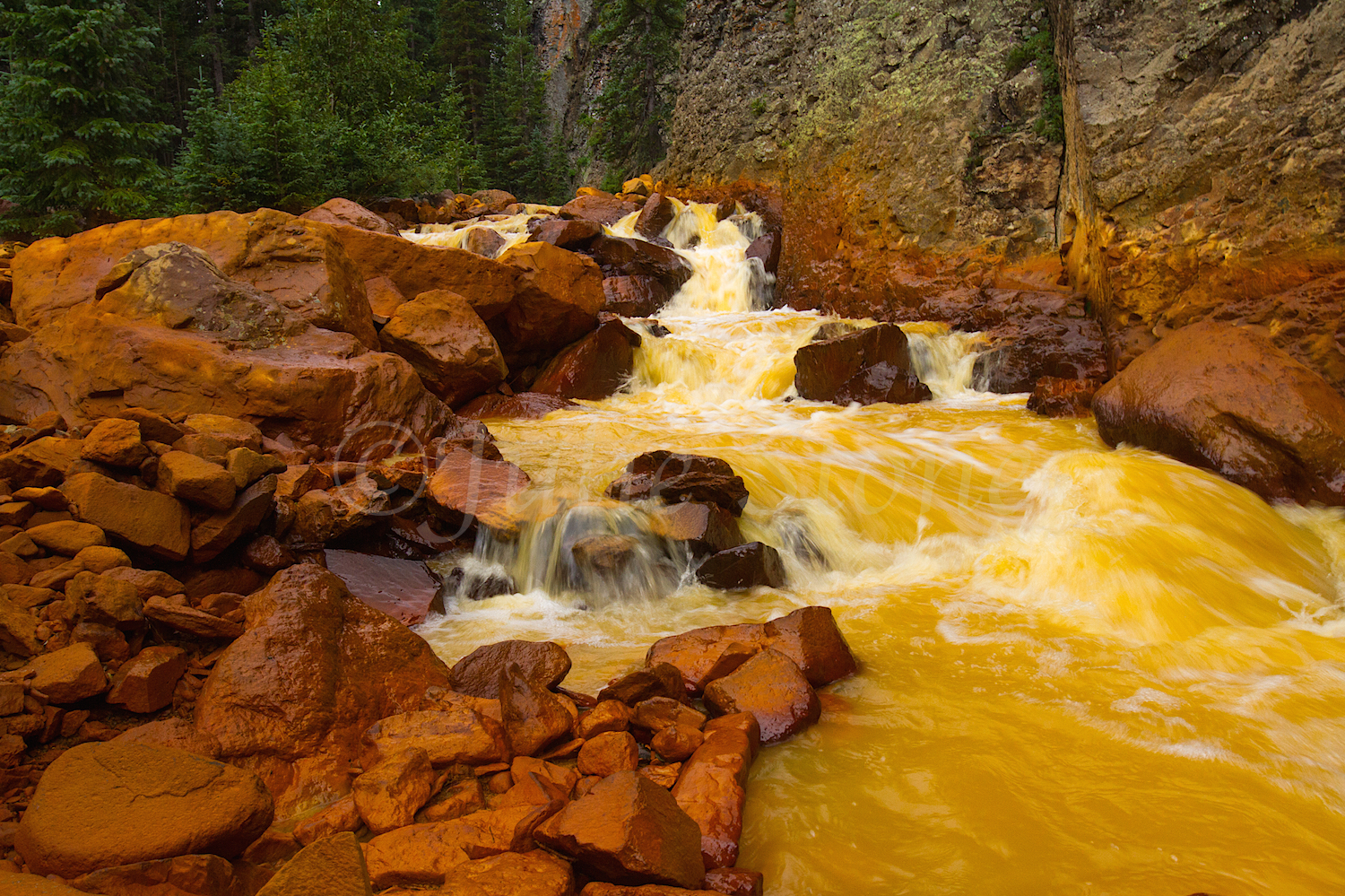 Uncompahgre River Gorge Falls, Image #4360