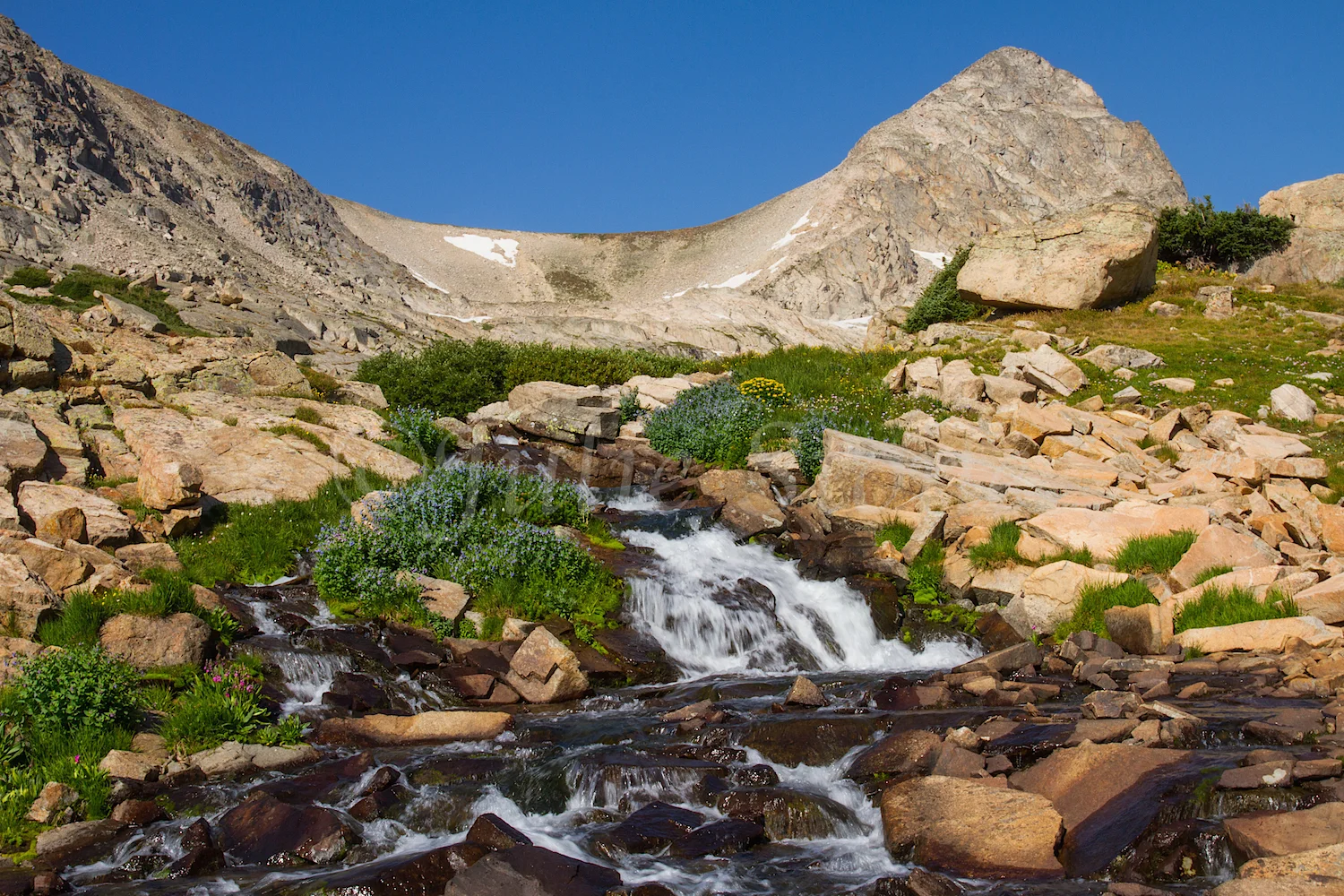 Blue Lake Hike Waterfall, Image #3510