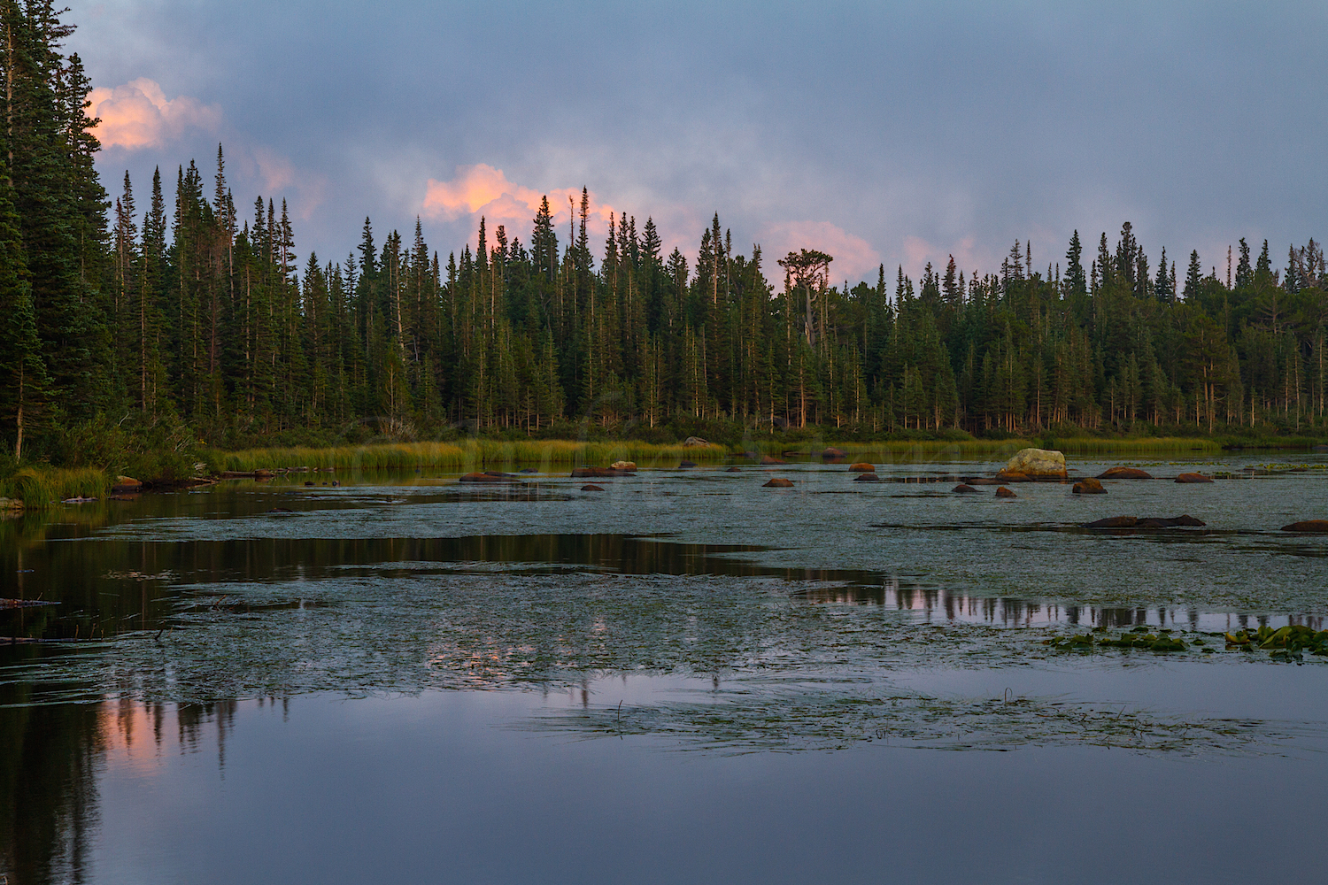 Redrock Lake Sunset, Image #4189