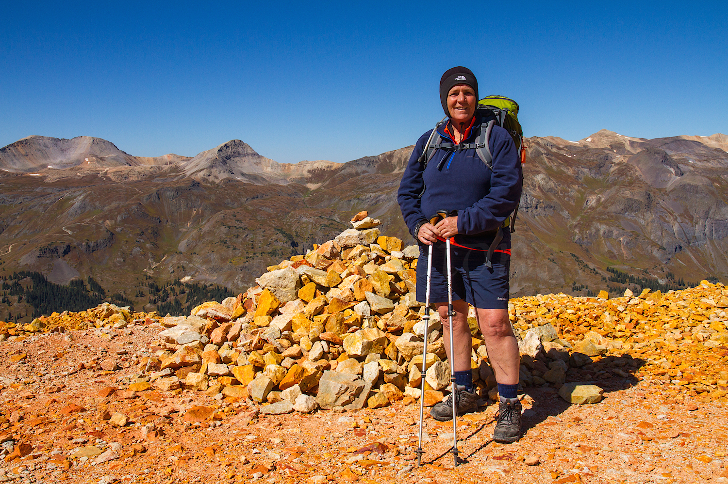 Red Mountain #3, Zarita at the summit, Image #0874