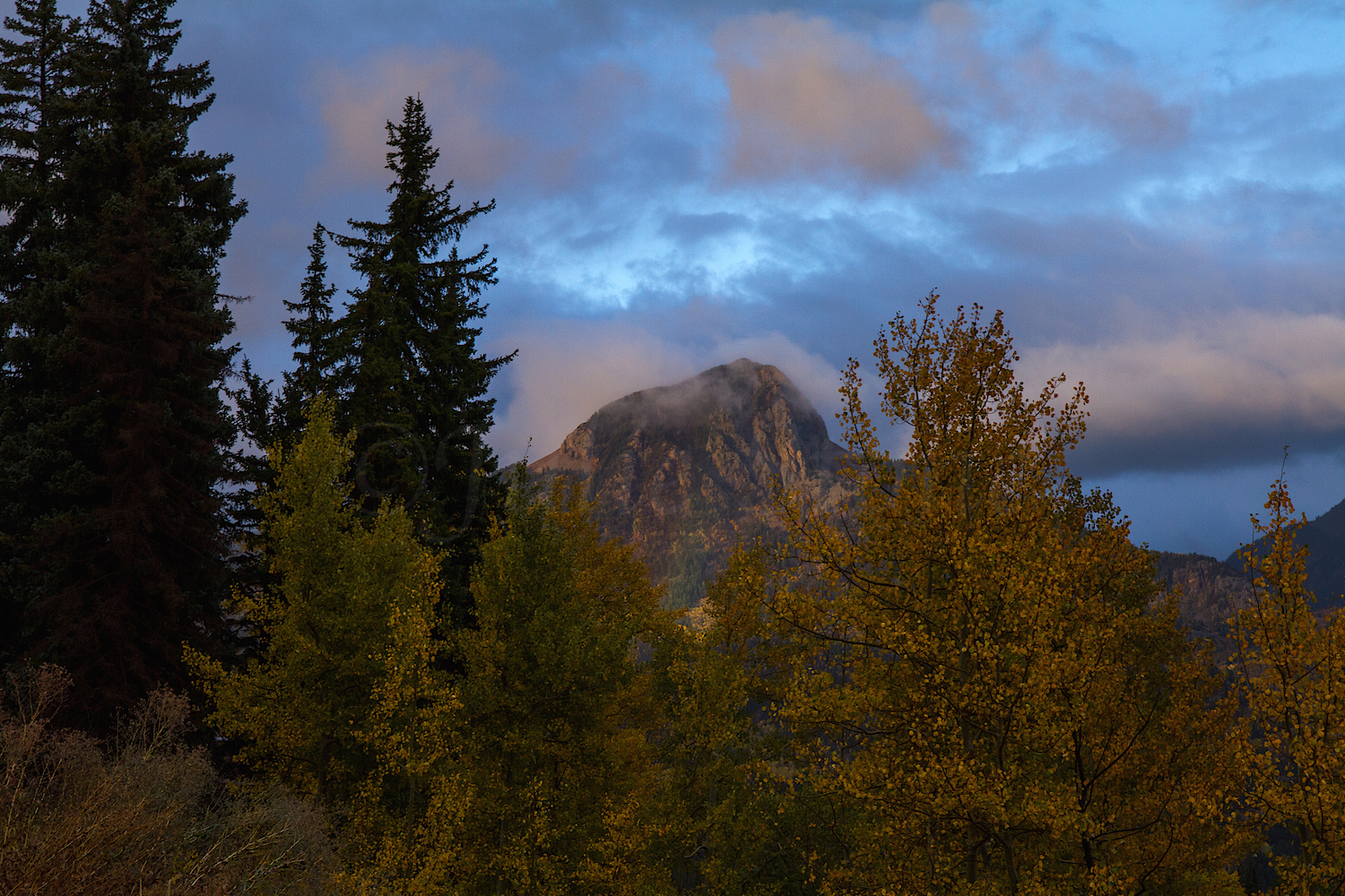 Spud Mountain Sunset, Image #6417