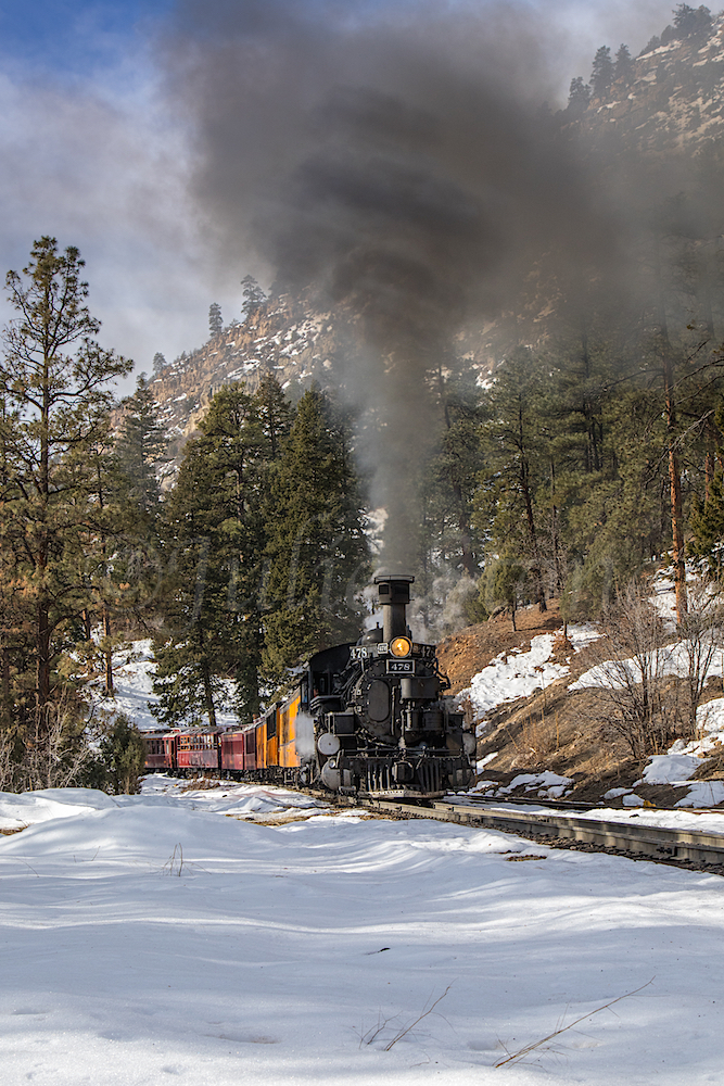 Winter Train, Image # JS-0487