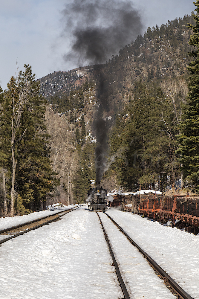 Winter Train, Image # JS-1242