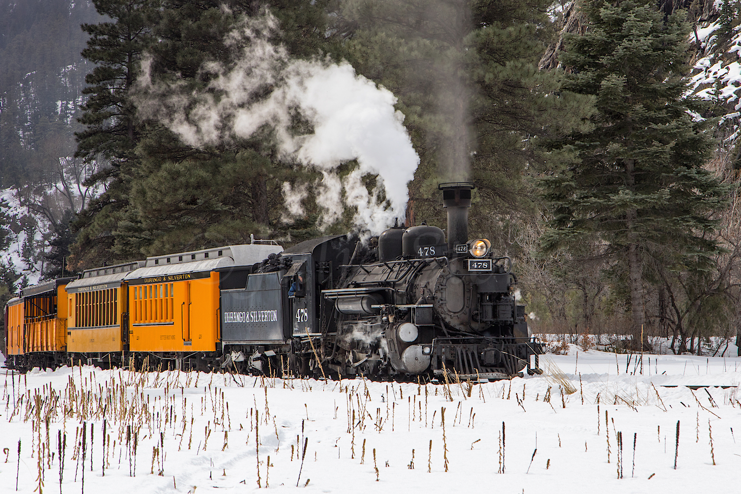 Winter Train, Image # JS-0607