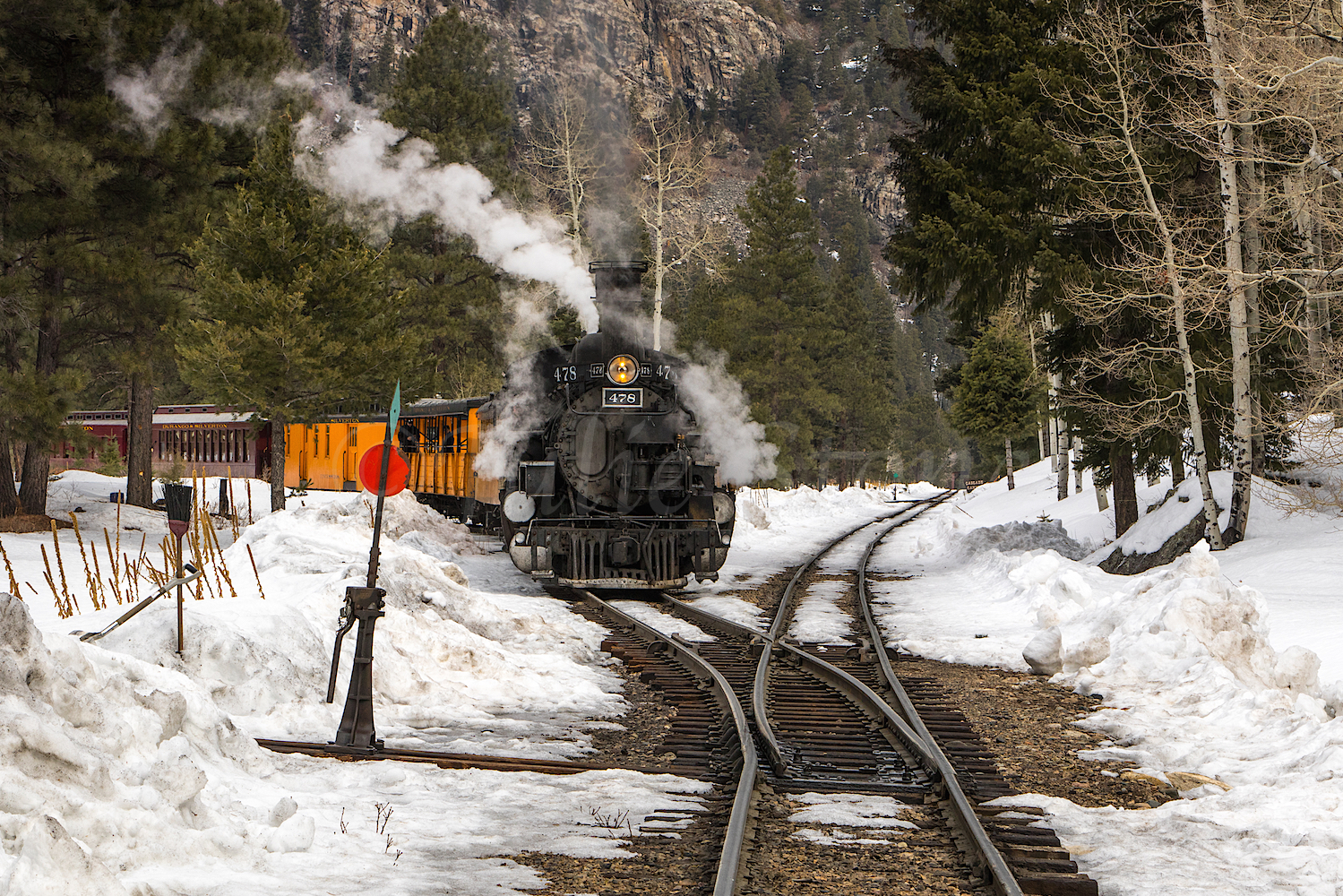 Winter Train, Image # JS-0719