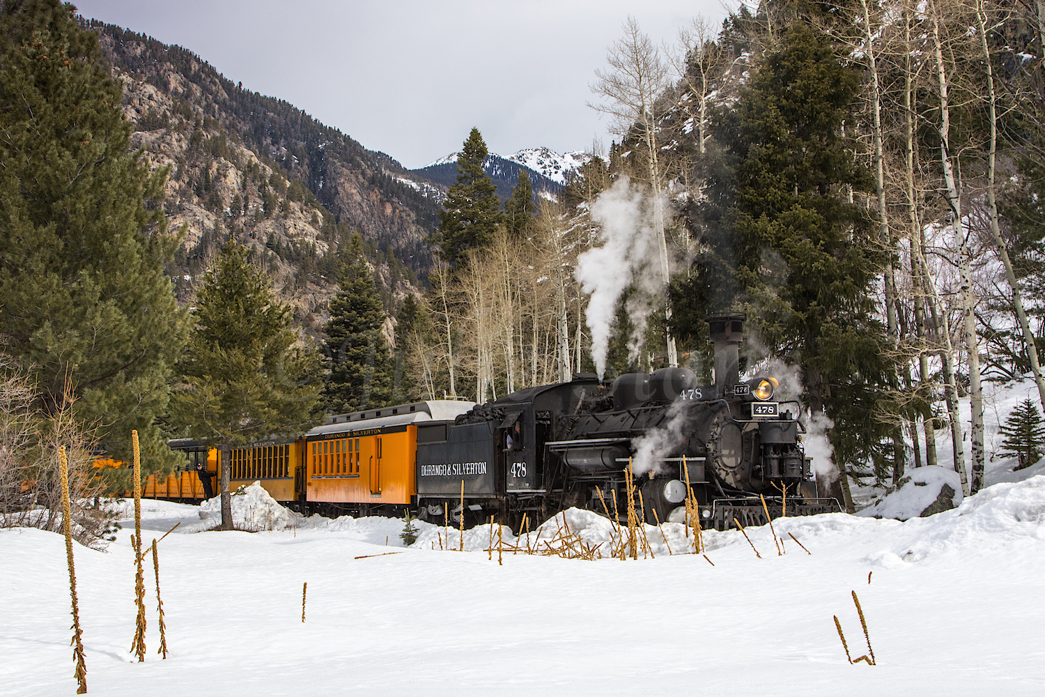 Winter Train, Image # JS-0766
