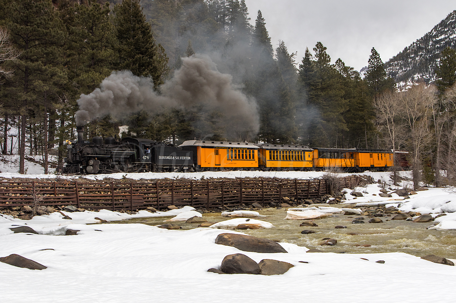 Winter Train, Image # JS-0841