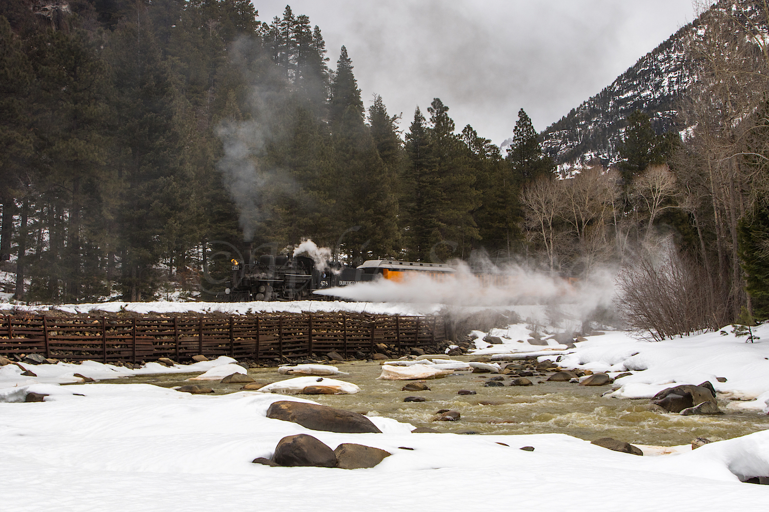 Winter Train, Image # JS-0899