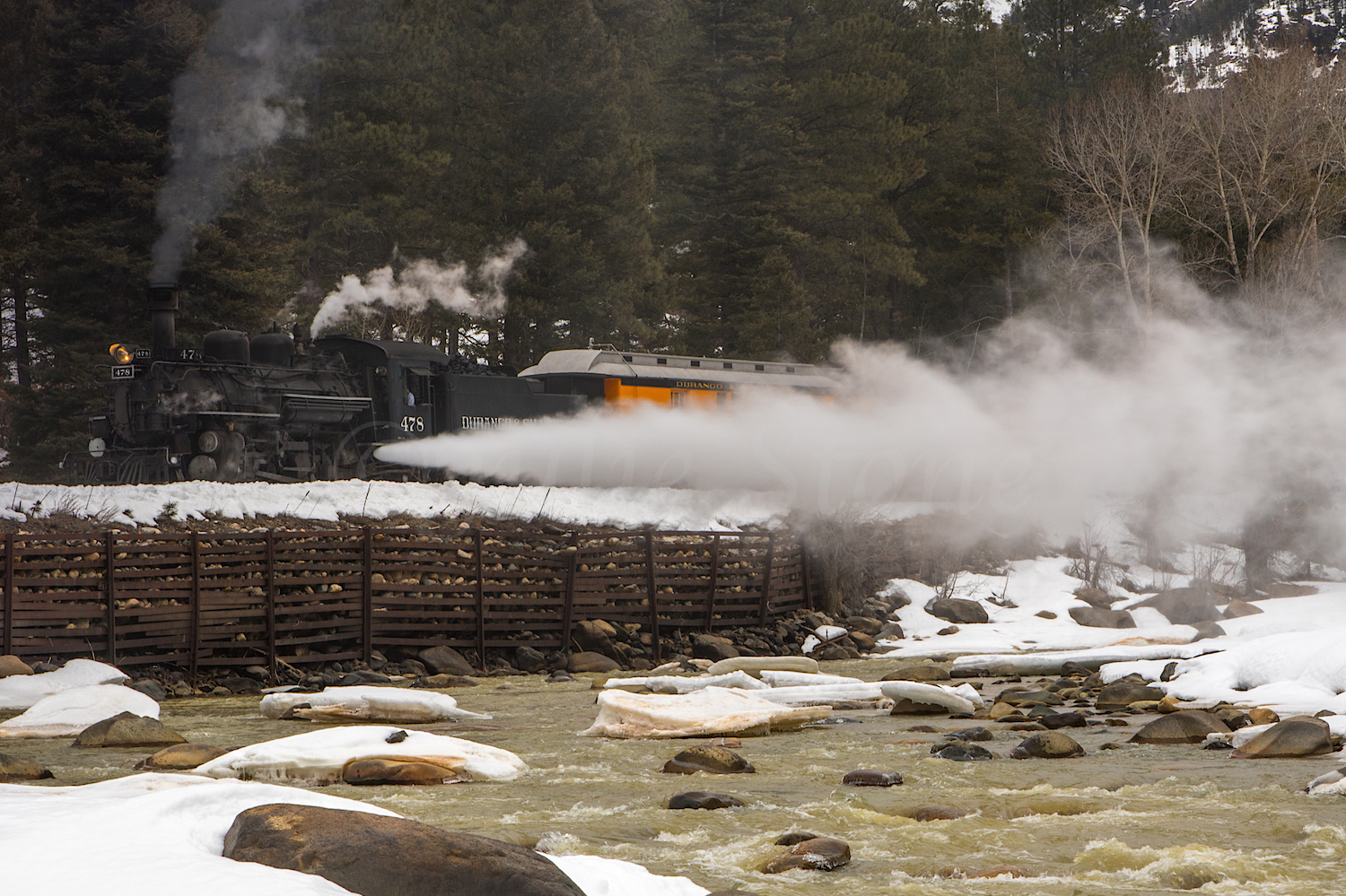 Winter Train, Image # JS-0911