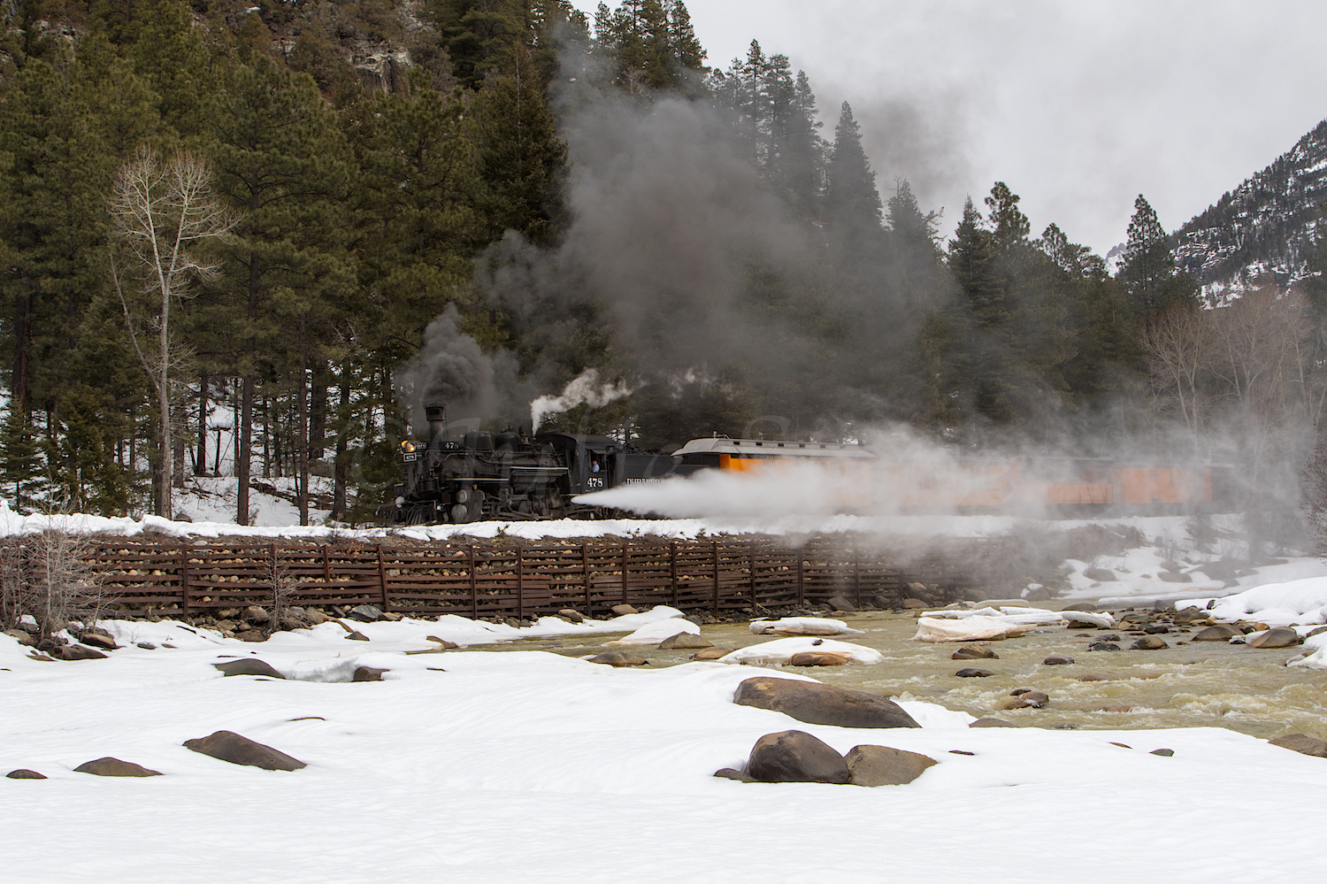 Winter Train, Image # JS-0971