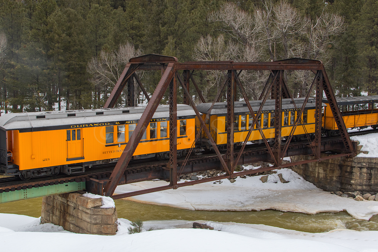 Winter Train, Image # JS-1086