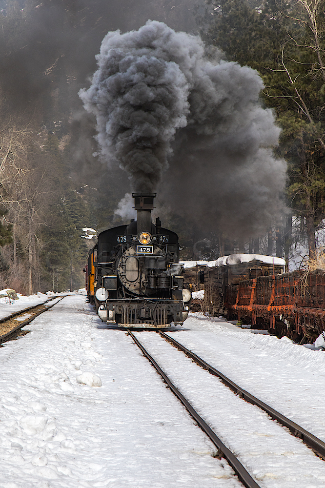 Winter Train, Image # JS-1201