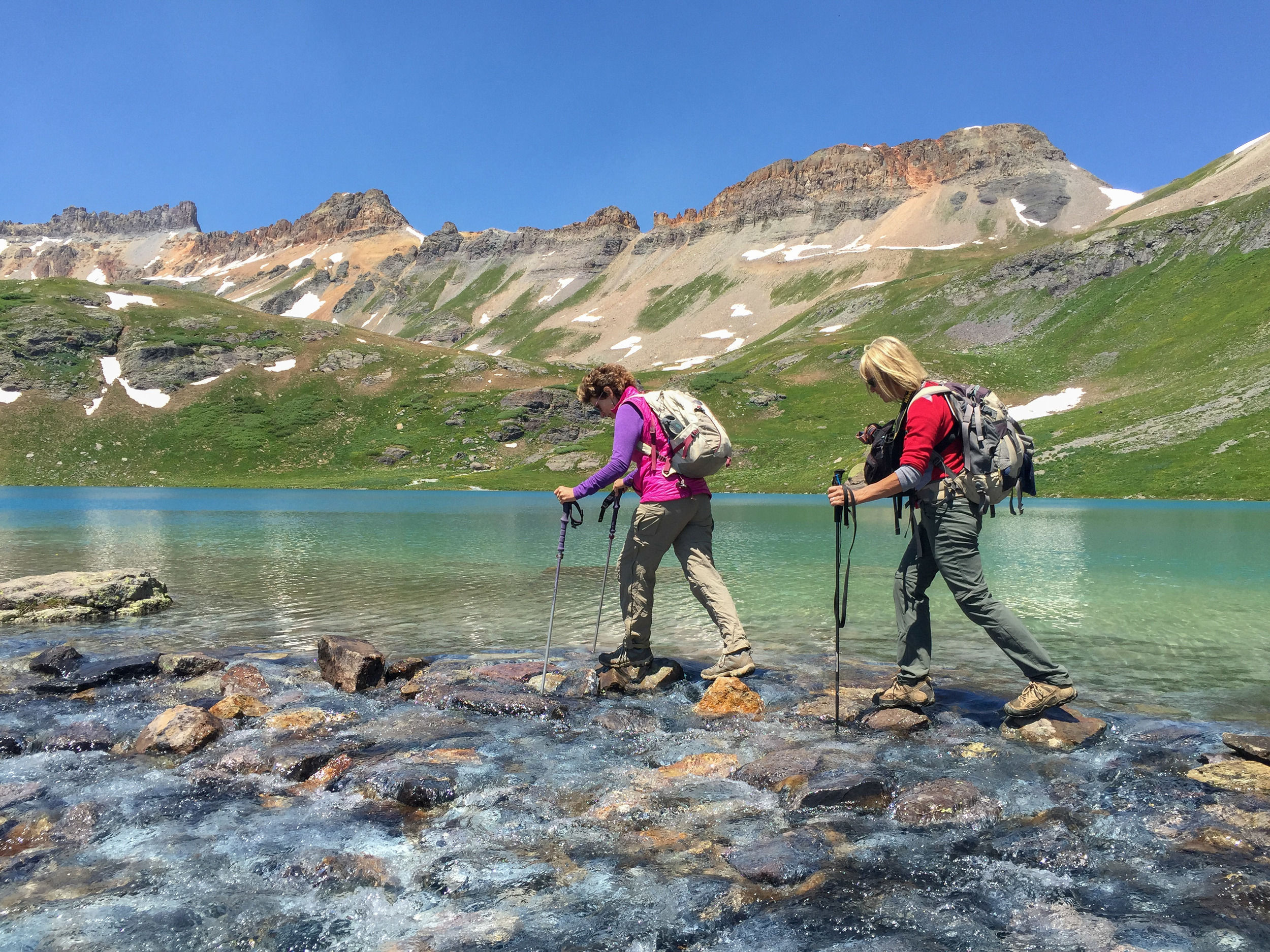 Candy and Mary Ann cross over to Ice Lake