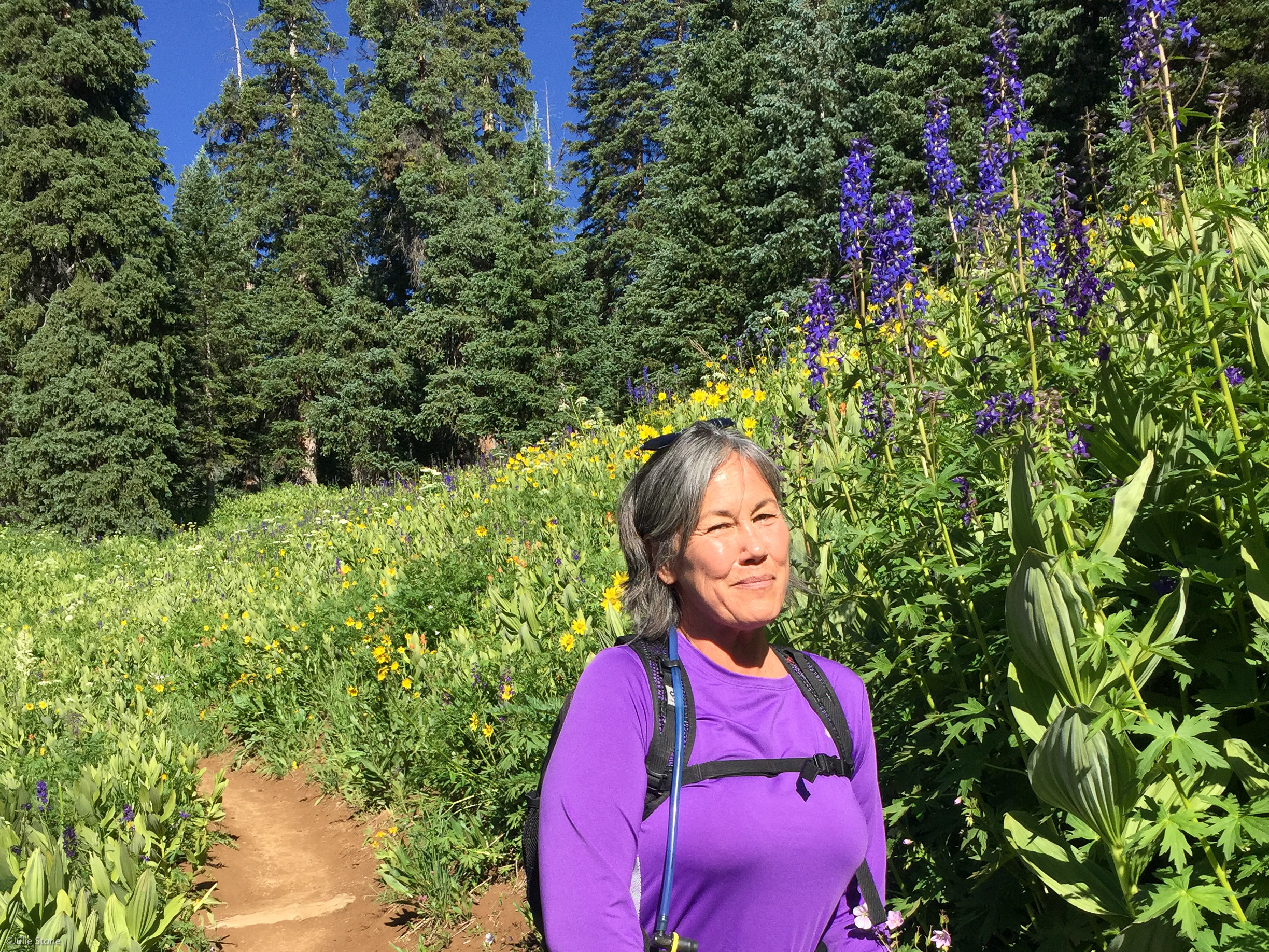 Kim wishes Marcie was on the hike so she could meet her.