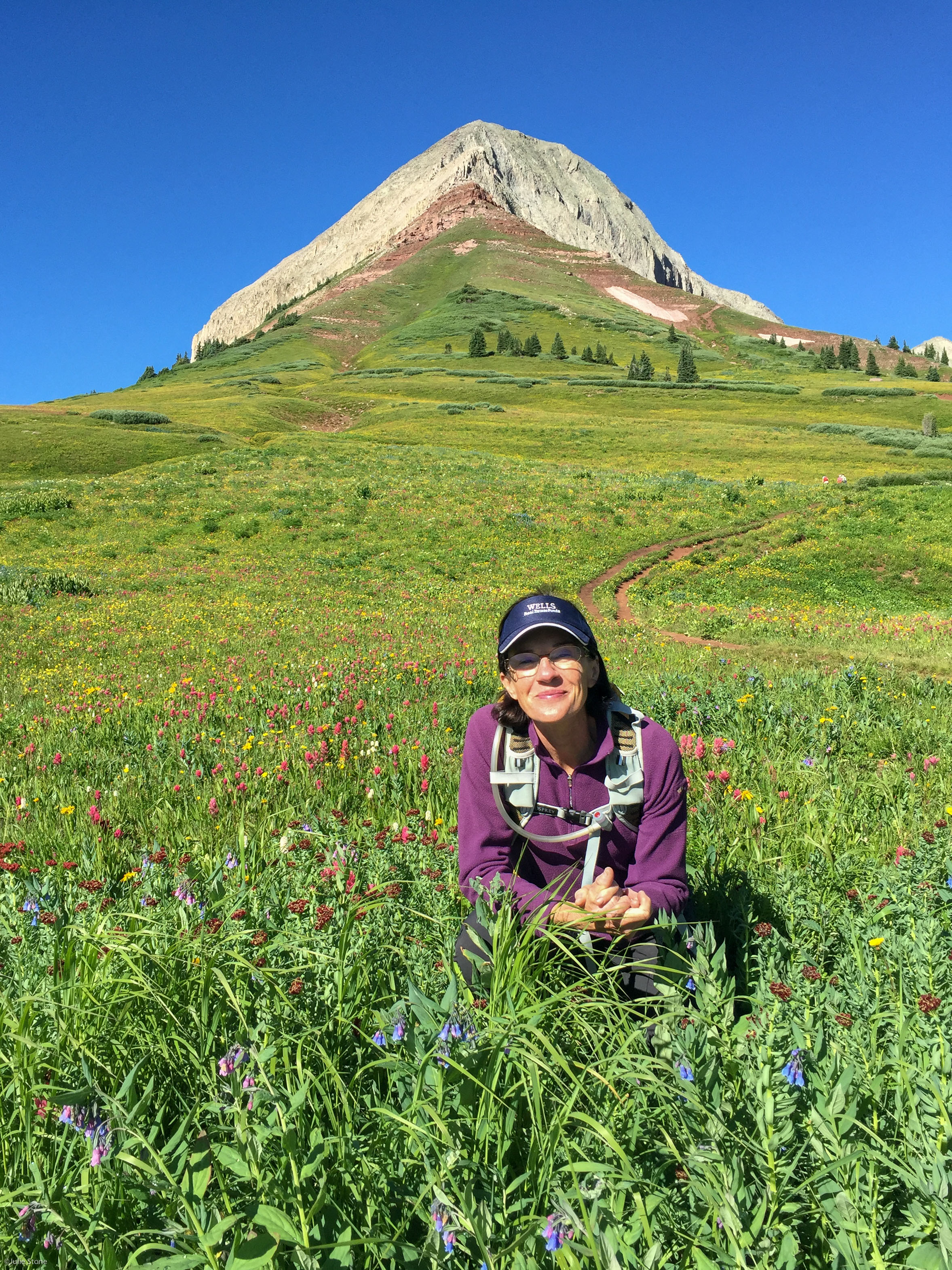 "Hi Marcie.  We are waiting for you to join us on our hikes with these beautiful flowers."  Barbara Larson