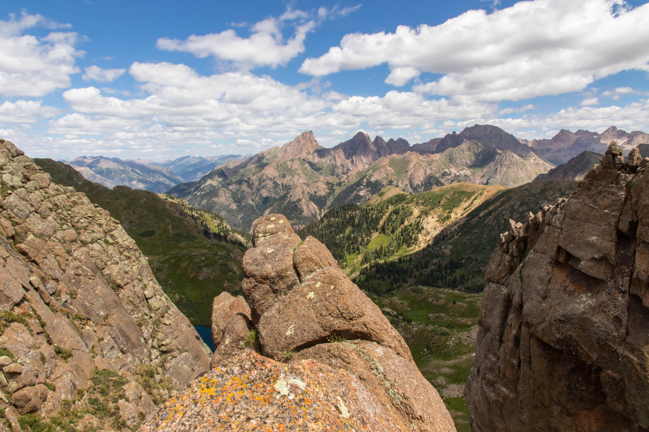 Narrow ridge overlook