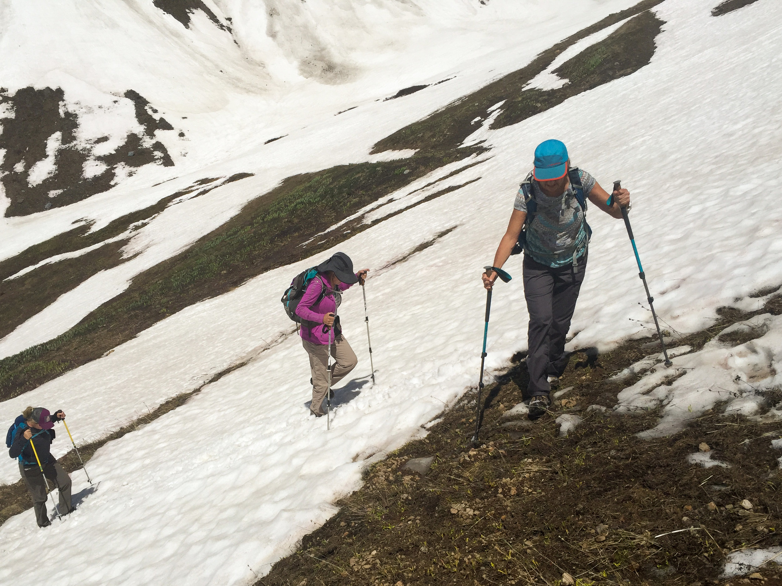 Team Everest makes its final push to the lunch spot.