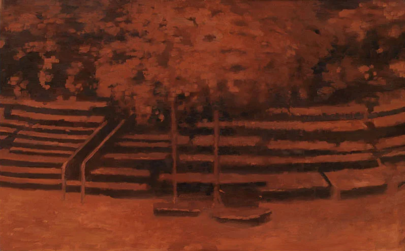  Titel og datering: Mareridt I, 1994 Olie på lærred 131 x 181 cm Signeret: Verso: t.h.: Verso: f.n.t.v.: Preben Fjederholt/1994 Statens Museum For Kunst, inventarnr: KMS8359 