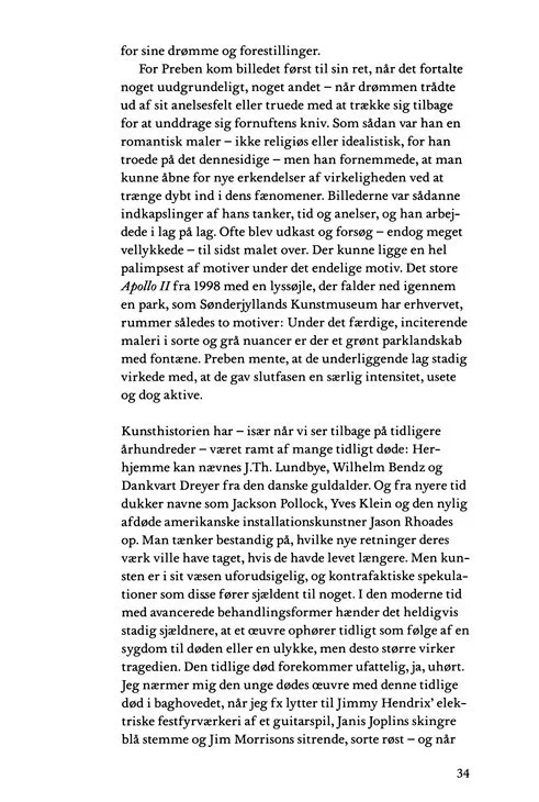  Uddrag fra Lisbeth Bonde og Maria Fabricius Hansen (red.):  Hvorfor Kunst? , Gyldendal 2007 