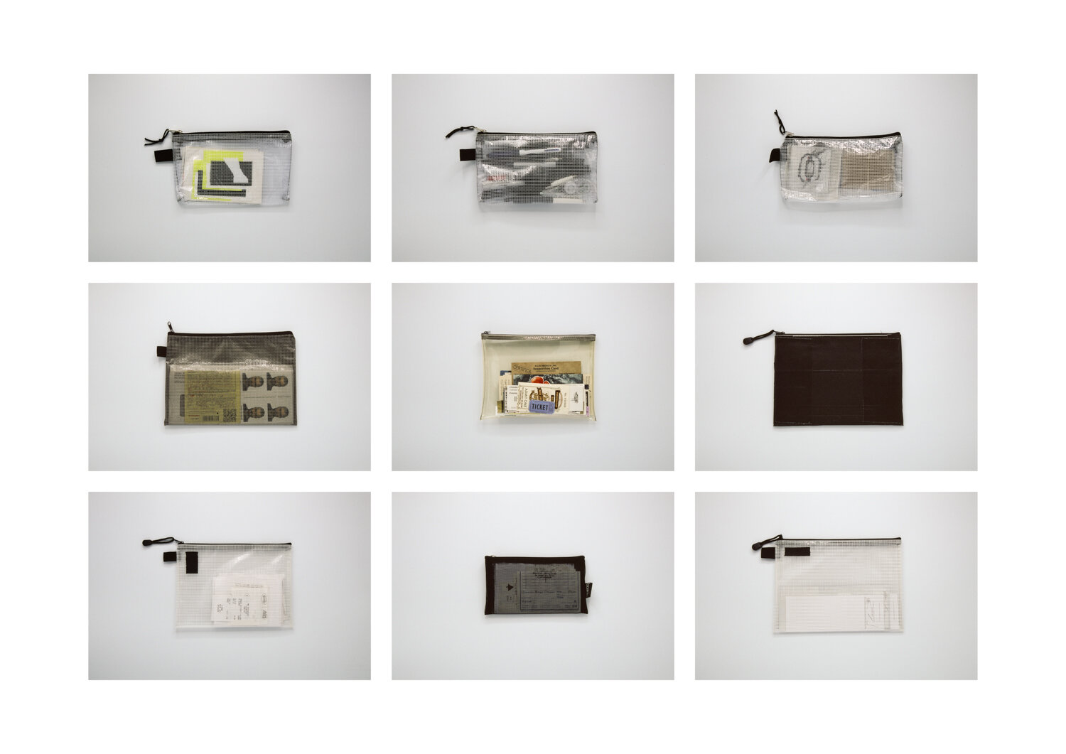       Mesh zipper bags (a) 2012 / 2019 New York     35mm color reversal       