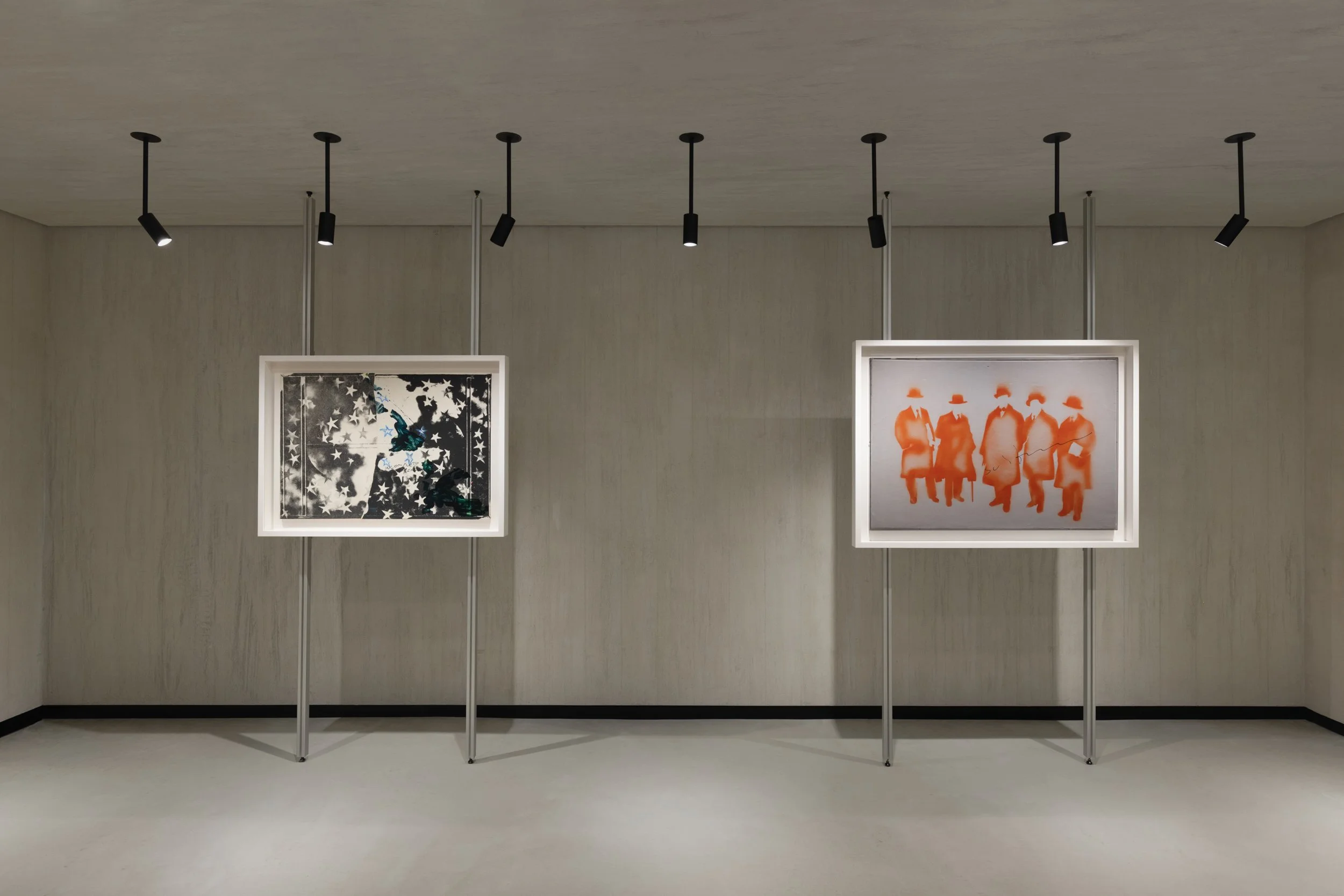     Mario Schifano  Exhibition at Valentino, Madison Avenue, New York      