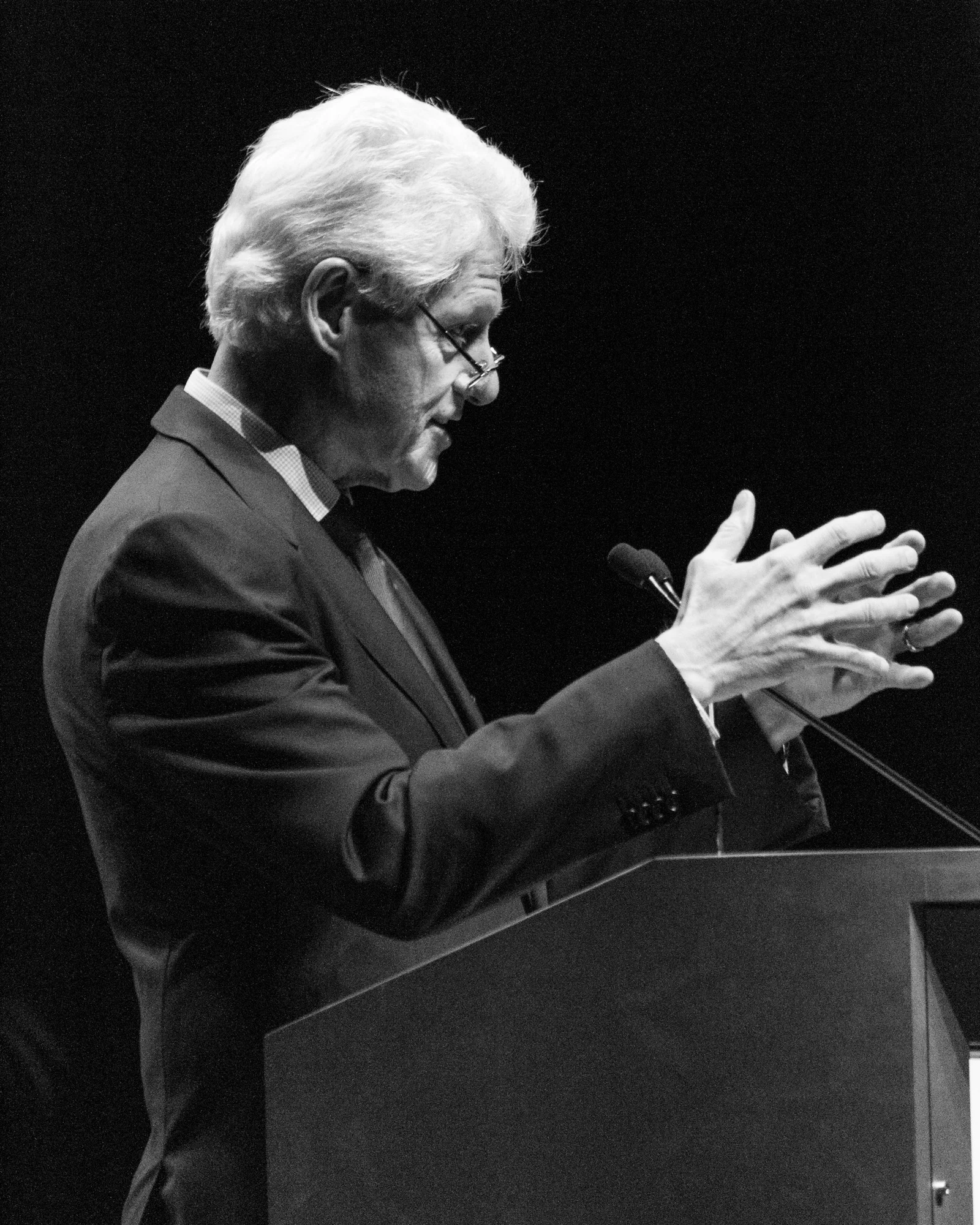 President William Clinton at ASHP