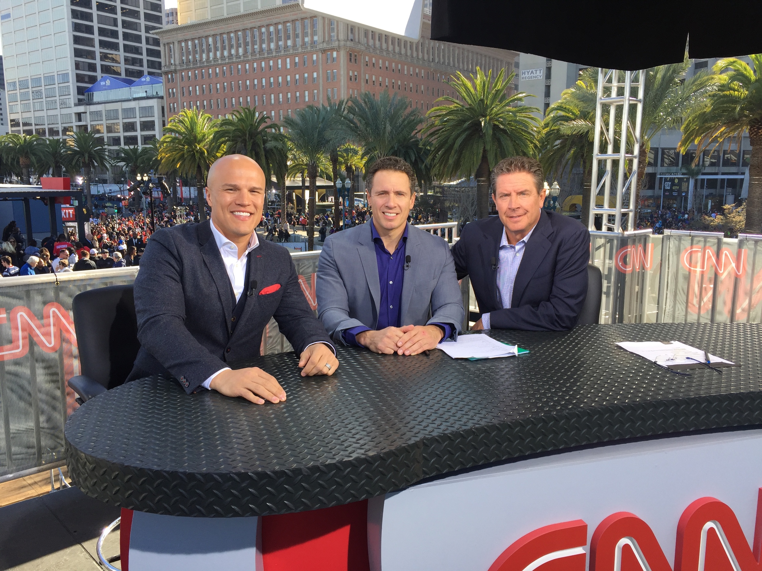 CNN's "Kickoff by the Bay" for Super Bowl 50