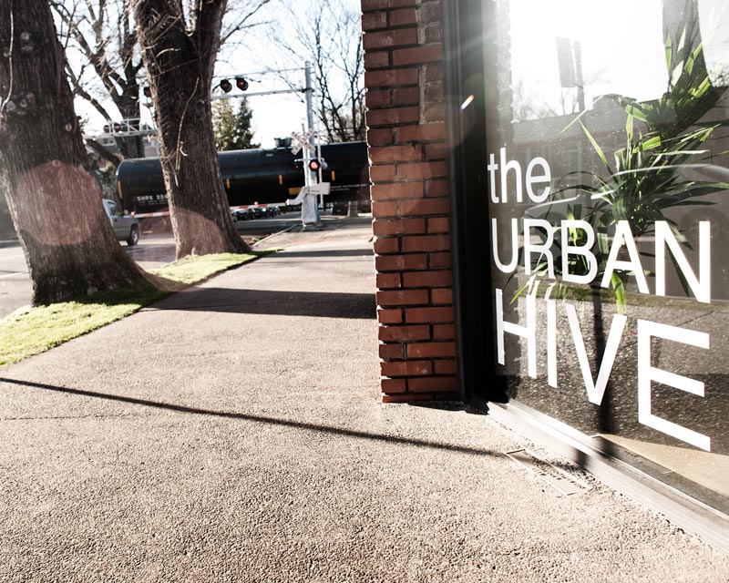  The Urban Hive is housed in a former Union Pacific warehouse at the corner of H St. and 20th. 