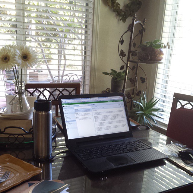 My final California morning. Such a lovely place to leave behind.