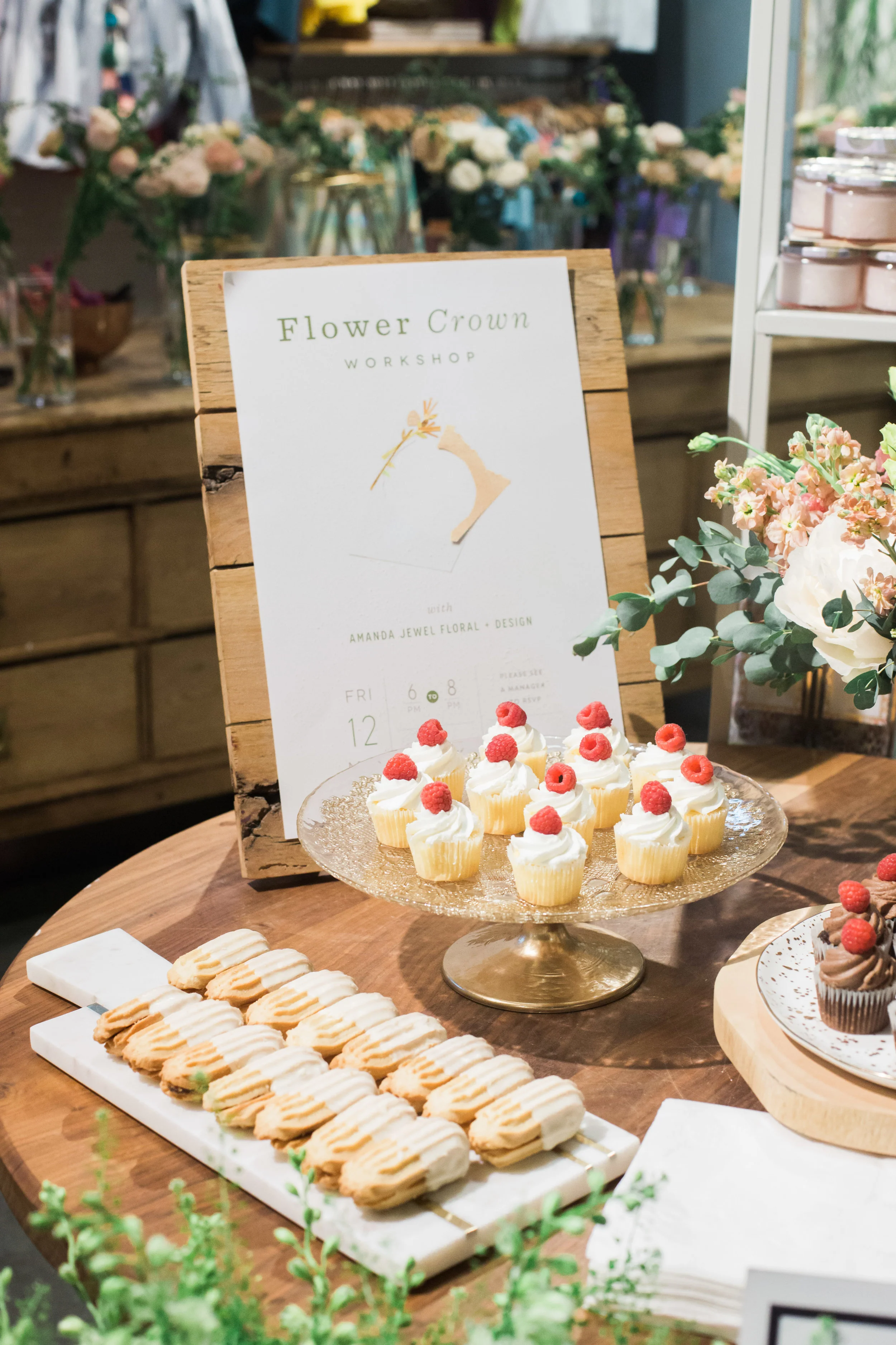 Flower Crown Workshop | Anthropologie Westside Urban Market - Amanda Jewel  Floral + Design