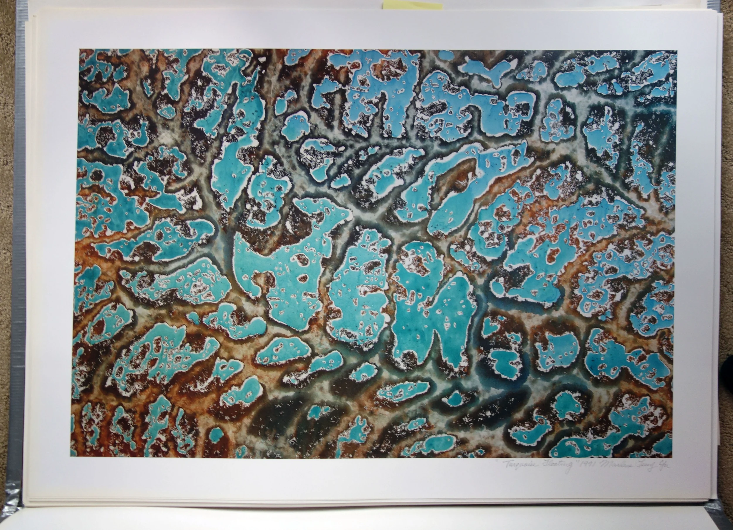 Turquoise Floating, 1991