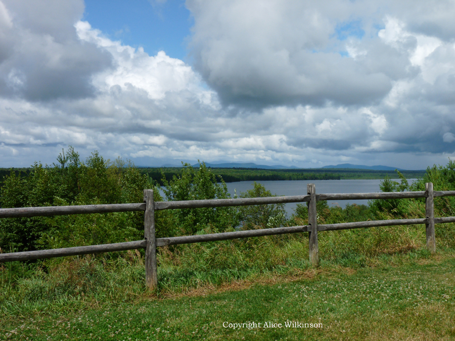  fence and clouds 