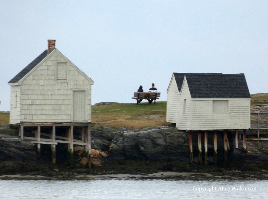 3 huts, 2 people