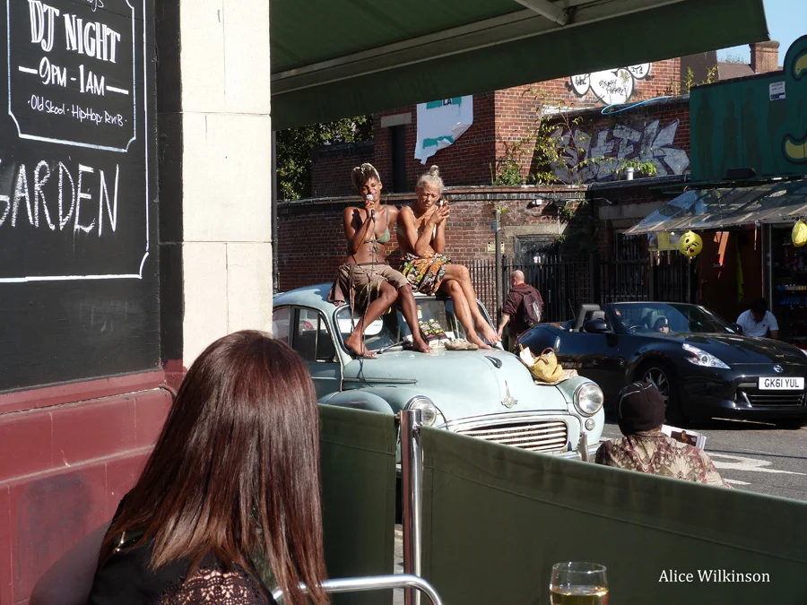 2 ladies at Camden Market