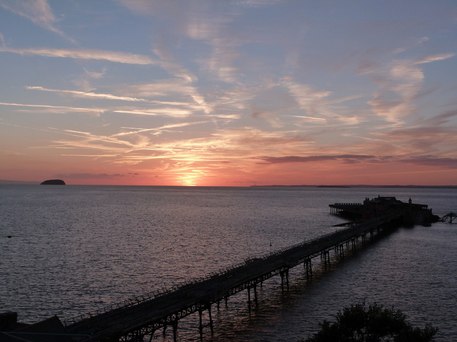  Pier at sunset 