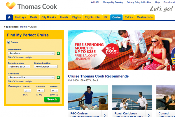 Cruise Thomas Cook