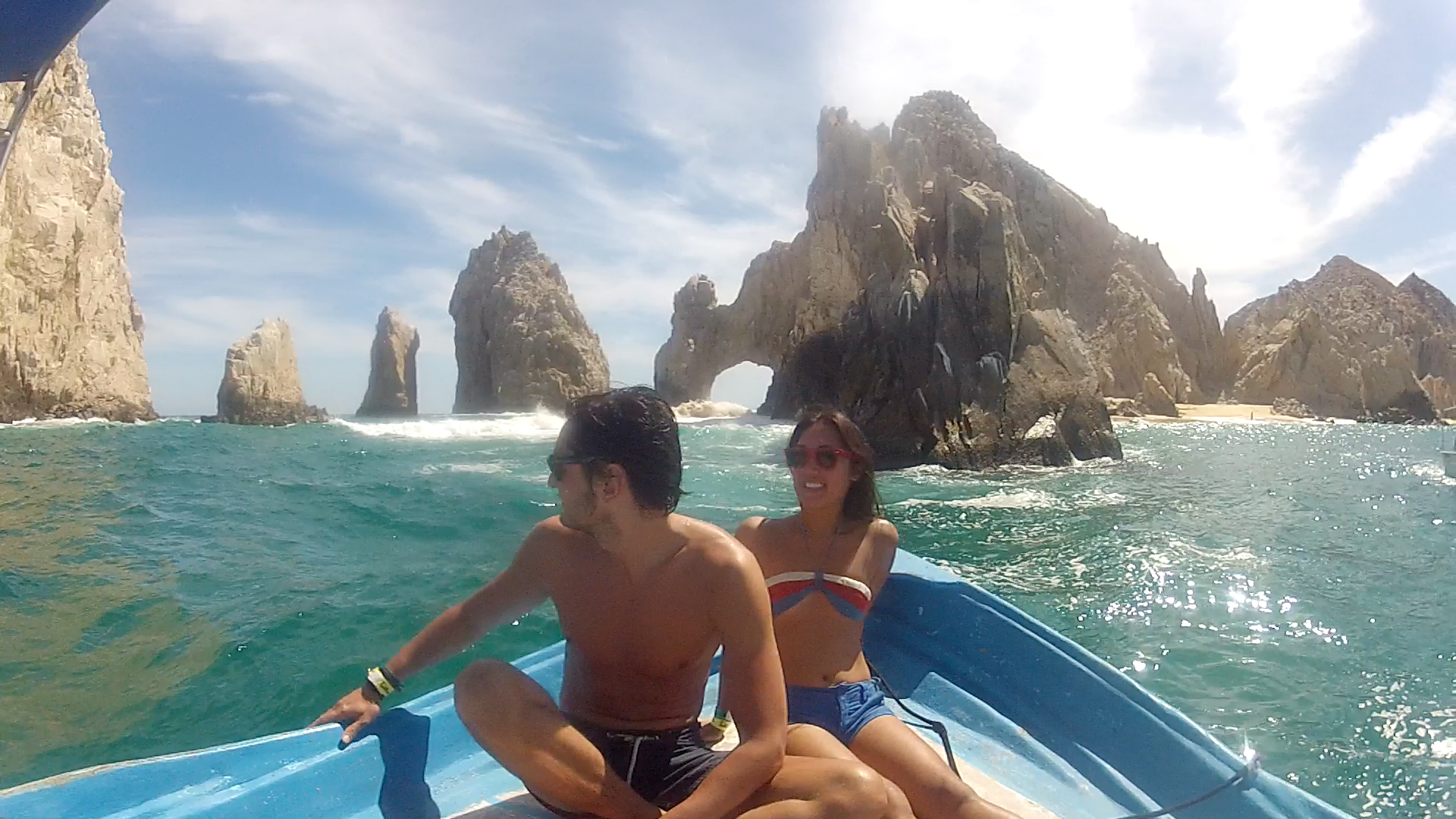 THE ARCH: a natural landmark and UNESCO World Heritage Site, located where the Pacific Ocean and the Sea of Cortez meet.