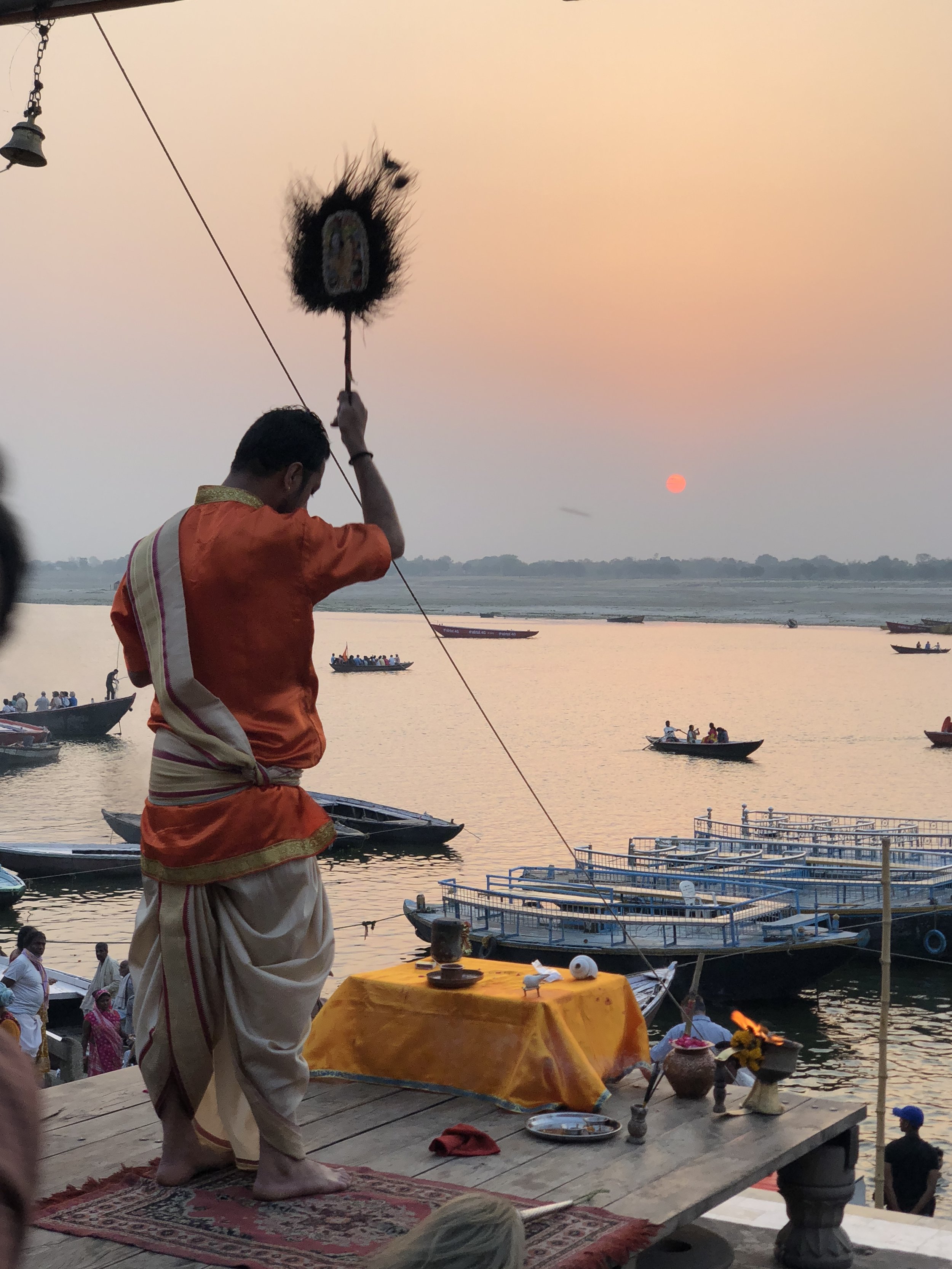 Sunrise at the Ganges