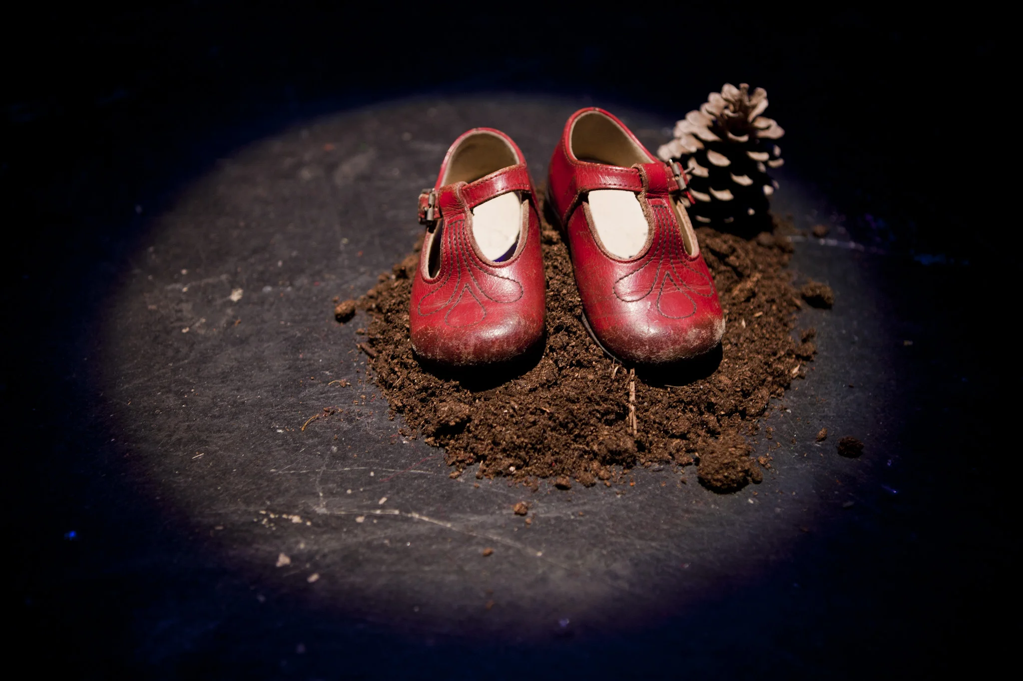 These are the first red shoes that ever I wore. Photo by Jannica Honey