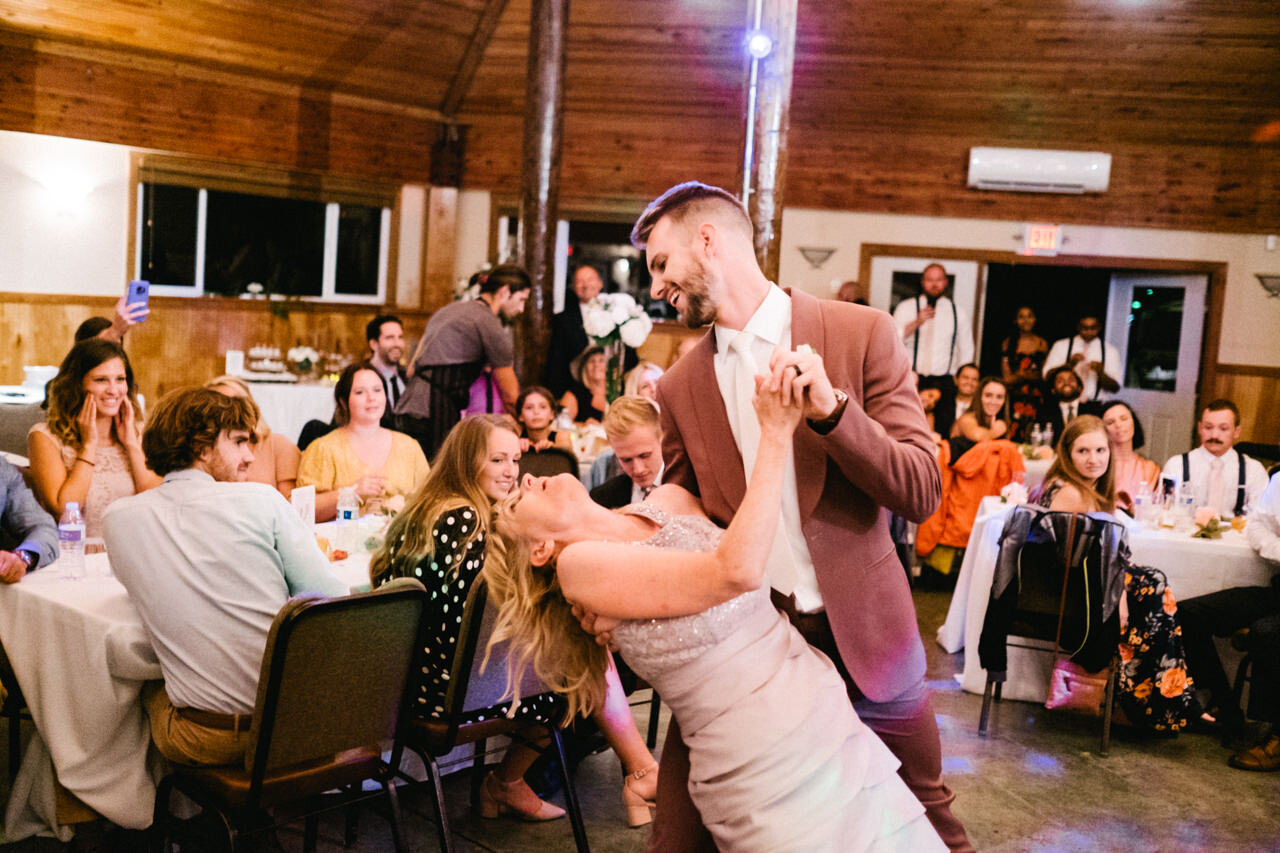  Groom dips his mom during wedding dance 