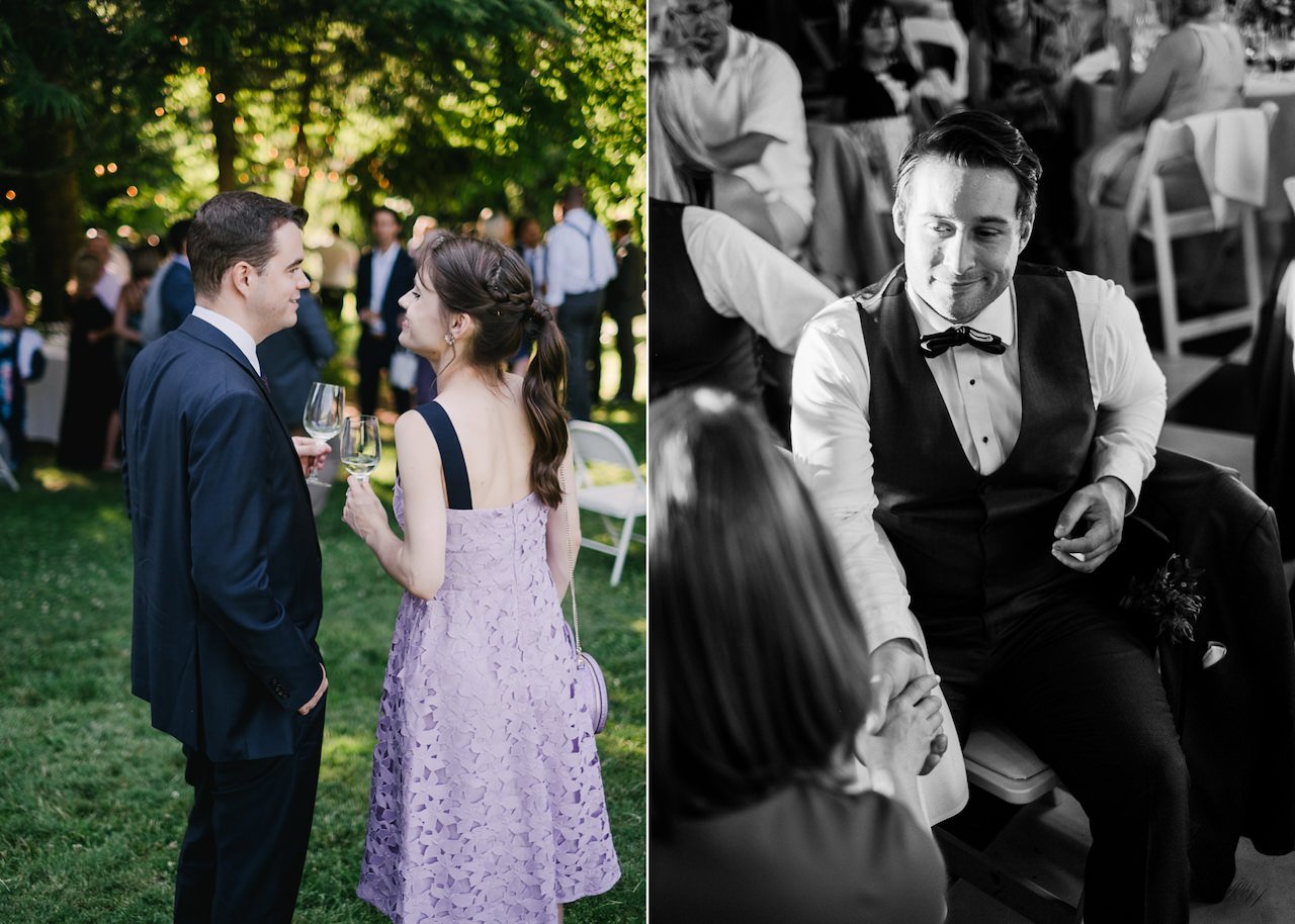  Candid photos of wedding guest moments 