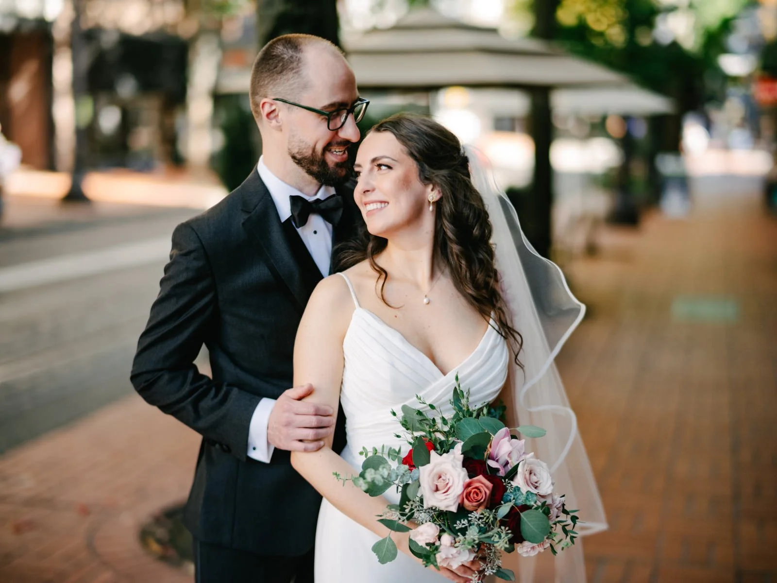 evergreen portland downtown wedding