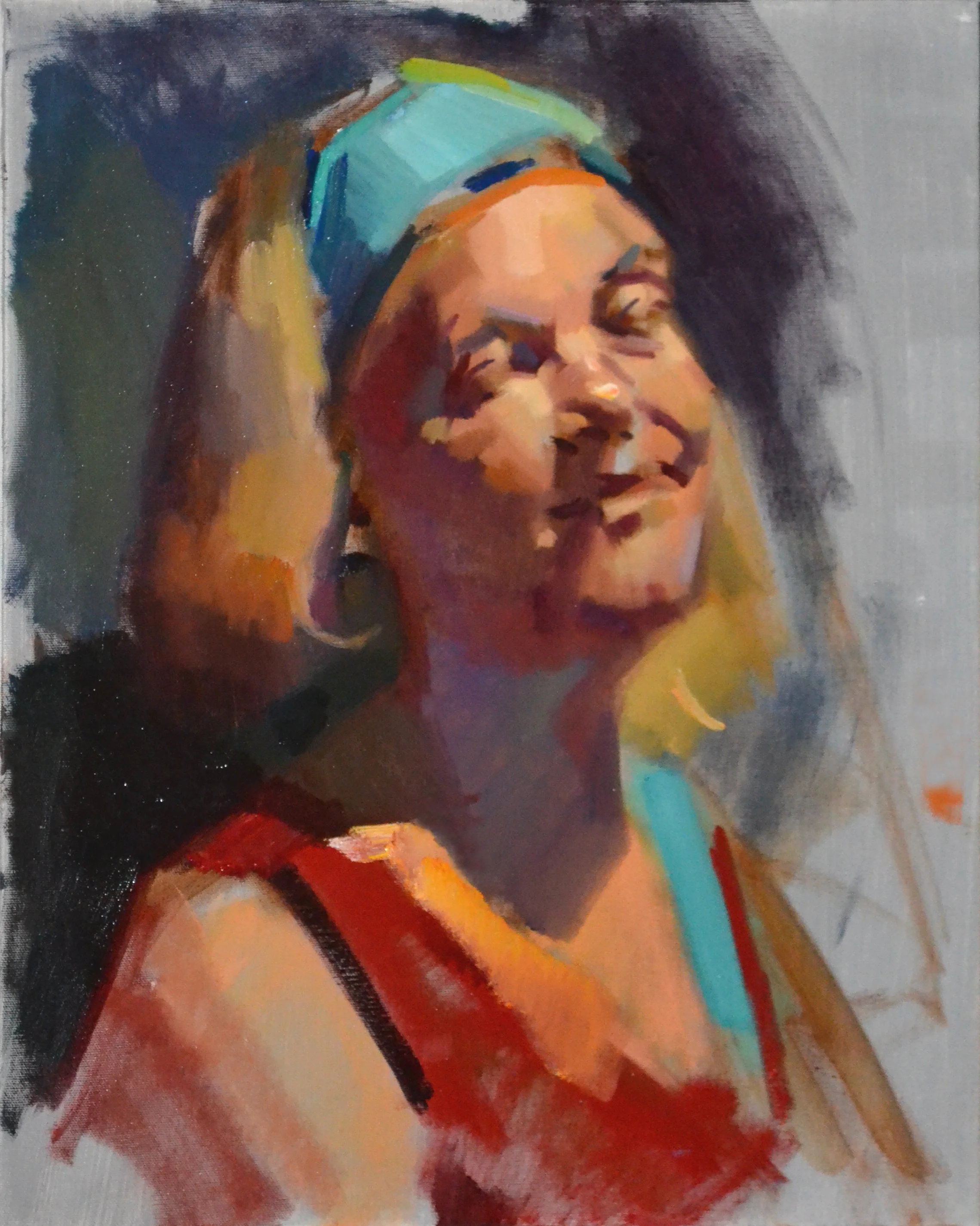 Sita (3-hr demo), 20x16, 2015, oil on linen, collection of the artist