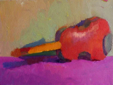 The Broken Violin, 12x16, oil on linen, 2004, Private Collection